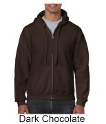 GILDAN 293.09 Bluza męska z kapturem na zamek Heavyweight 270g