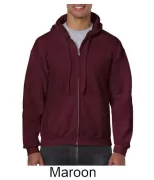 GILDAN 293.09 Bluza męska z kapturem na zamek Heavy weight 270g