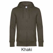 B&C 246.42 Bluza na zamek z kapturem KING 280g