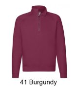 FRUIT OF THE LOOM 62-032-0 Bluza męska z krótkim zamkiem 280g 