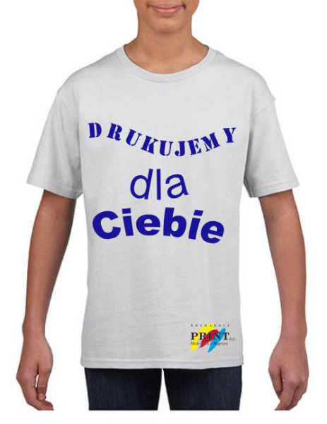 Koszulka tshirt bawełniana JHK 150g z nadrukiem