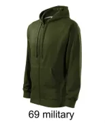 MALFINI 410 Bluza męska z kapturem na zamek Trendy Zipper 300g
