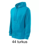 MALFINI 410 Bluza męska z kapturem na zamek Trendy Zipper 300g