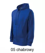 MALFINI 410 Bluza męska z kapturem na zamek Trendy Zipper 300g