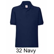 FRUIT OF THE LOOM  Polo Junior 65/35 180g 