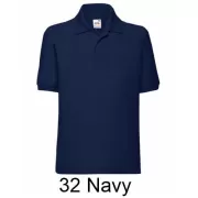 FRUIT OF THE LOOM  63-417-0 Polo Junior 65/35 180g