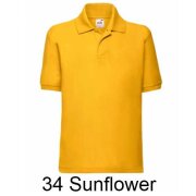 FRUIT OF THE LOOM  Polo Junior 65/35 180g 