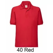 FRUIT OF THE LOOM  63-417-0 Polo Junior 65/35 180g
