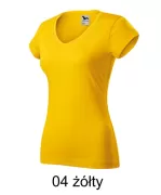 MALFINI 162 Slim Fit V-neck koszulka damska 180g