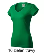 MALFINI 162 Slim Fit V-neck koszulka damska 180g