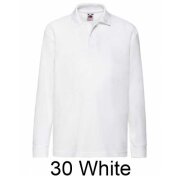 FRUIT OF THE LOOM  Polo dziecięce z długim rękawem 65/35 180g