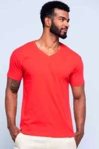 JHK TSUA PICO 150g Tshirt męski V-neck