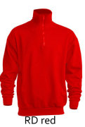 JHK SWRA ZIP Bluza męska z krótkim zamkiem 290g 