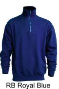 JHK SWRA ZIP Bluza męska z krótkim zamkiem 290g 