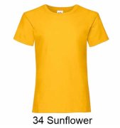 FRUIT OF THE LOOM 61-005-0  Tshirt dziewczęcy 165g