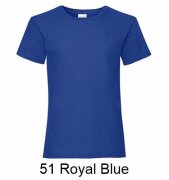 FRUIT OF THE LOOM 61-005-0  Tshirt dziewczęcy 165g