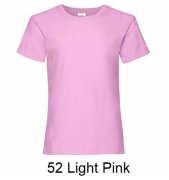 FRUIT OF THE LOOM 61-005-0  Tshirt dziewczęcy 165g