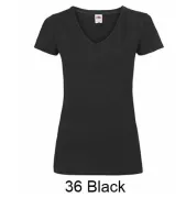 FRUIT OF THE LOOM 61-398-0 Tshirt damski V-neck 165g