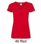 FRUIT OF THE LOOM 61-398-0 Tshirt damski V-neck 165g