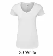 FRUIT OF THE LOOM 61-444-0 Koszulka damska Iconic 150 V-neck 150g