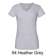 FRUIT OF THE LOOM 61-444-0 Koszulka damska Iconic 150 V-neck 150g