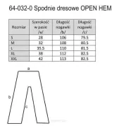 FRUIT OF THE LOOM 64-032-0 Męskie spodnie dresowe 280g