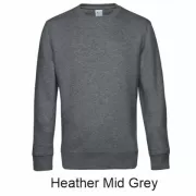 B&C 242.42 Bluza Crew Neck KING 280g