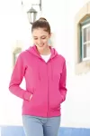 FRUIT OF THE LOOM 62-118-0 Bluza damska z kapturem z zamkiem 280g