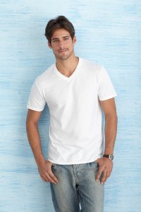 GILDAN 108.09 Koszulka męska V-neck Soft Style 150g 
