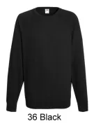 FRUIT OF THE LOOM 62-138-0 Męska lekka bluza raglanowa 240g