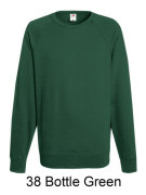FRUIT OF THE LOOM 62-138-0 Męska lekka bluza raglanowa 240g