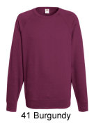 FRUIT OF THE LOOM 62-138-0 Męska lekka bluza raglanowa 240g