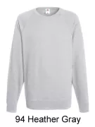 FRUIT OF THE LOOM 62-138-0 Męska lekka bluza raglanowa 240g