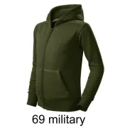 MALFINI 412 Bluza dziecięca z kapturem na zamek Trendy Zipper 412