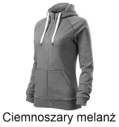 MALFINI VOYAGE 451 Bluza damska z kapturem na zamek 320g
