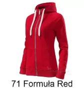 MALFINI VOYAGE 451 Bluza damska z kapturem na zamek 320g