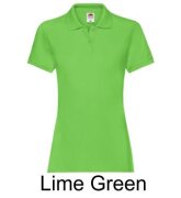 FRUIT OF THE LOOM 63-030-0 Polo damskie Premium 180g