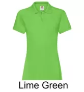 FRUIT OF THE LOOM 63-030-0 Polo damskie Premium 180g