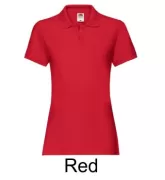 FRUIT OF THE LOOM 63-030-0 Polo damskie Premium 180g