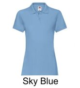 FRUIT OF THE LOOM 63-030-0 Polo damskie Premium 180g