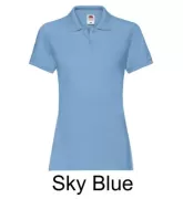 FRUIT OF THE LOOM 63-030-0 Polo damskie Premium 180g
