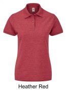 FRUIT OF THE LOOM 63-212-0 Polo damskie 65/30 180g