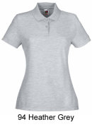 FRUIT OF THE LOOM 63-212-0 Polo damskie 65/30 180g