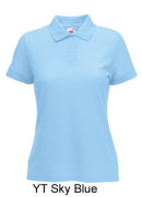 FRUIT OF THE LOOM 63-212-0 Polo damskie 65/30 180g