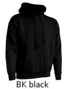 JHK  SWUA HOOD,  Bluza męska z kapturem na zamek 290g