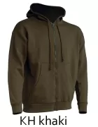 JHK  SWUA HOOD,  Bluza męska z kapturem na zamek 290g