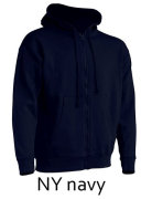 JHK  SWUA HOOD,  Bluza męska z kapturem na zamek 290g