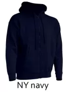 JHK  SWUA HOOD,  Bluza męska z kapturem na zamek 290g