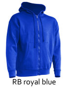 JHK  SWUA HOOD,  Bluza męska z kapturem na zamek 290g