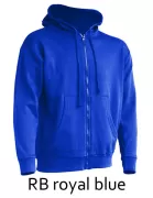 JHK  SWUA HOOD,  Bluza męska z kapturem na zamek 290g